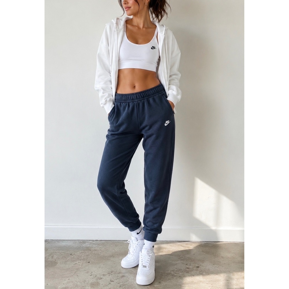 Nike sz M Black Pull On Lounge Sweatpants Relaxed Streetwear Activewear Unisex